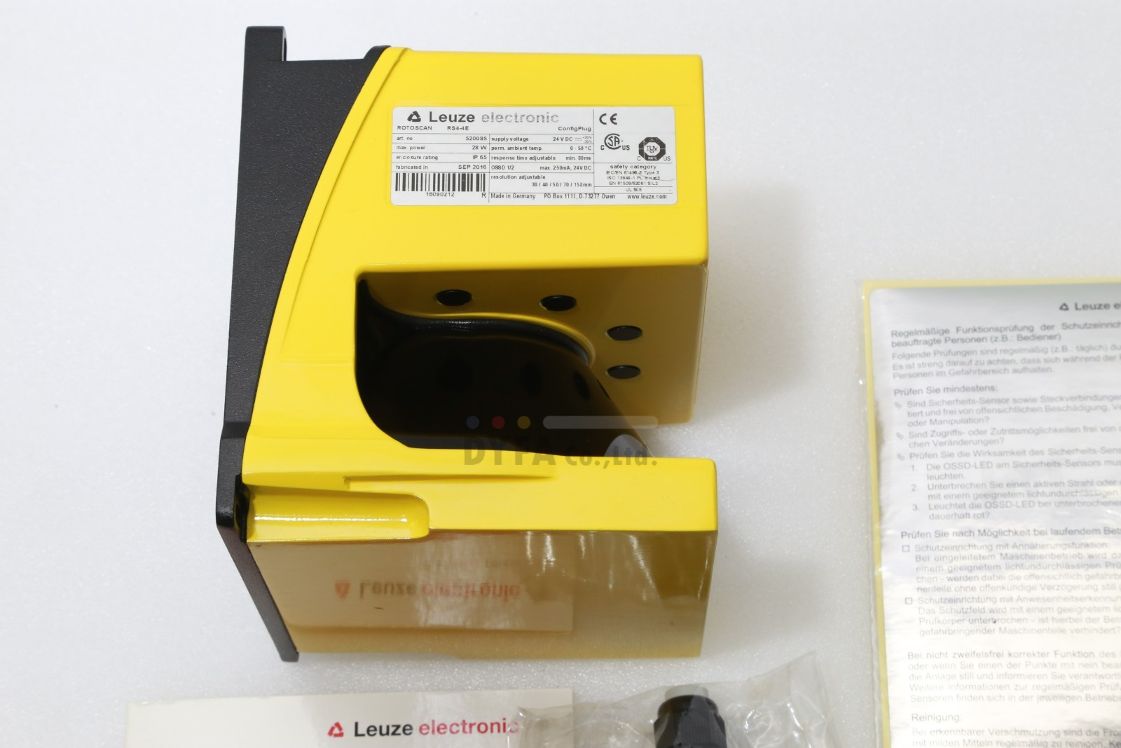 LEUZE Genuine NIB ROTOSCAN RS4-4E Art No.520085 SEN-I-2705=9A47