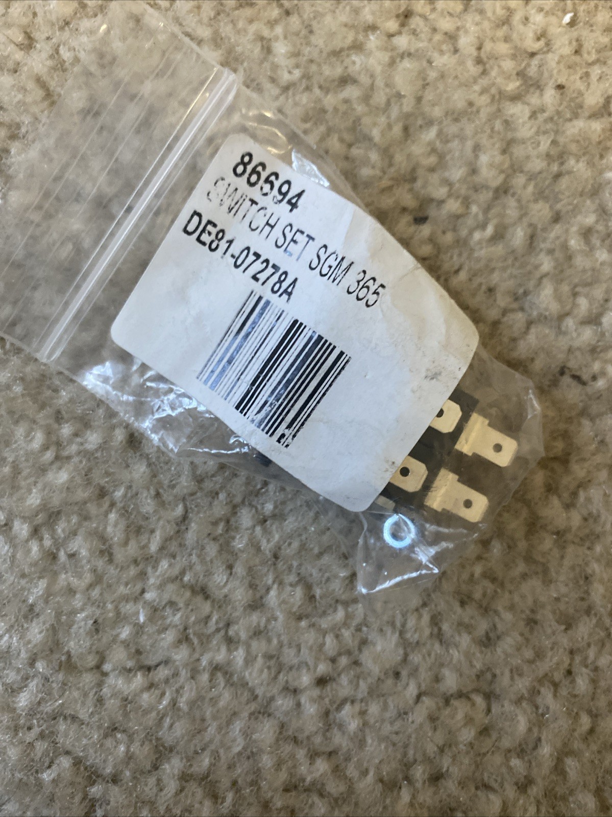 Samsung DE81-07278A SVC Switch Set SGM 365