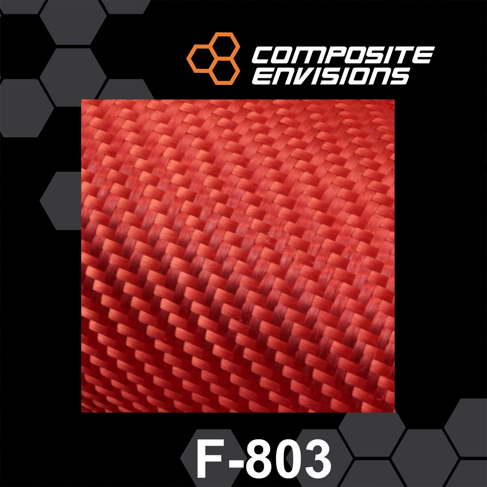Red Aramid Fabric 2×2 Twill Weave 1500d 6.2oz/210gsm-Sample