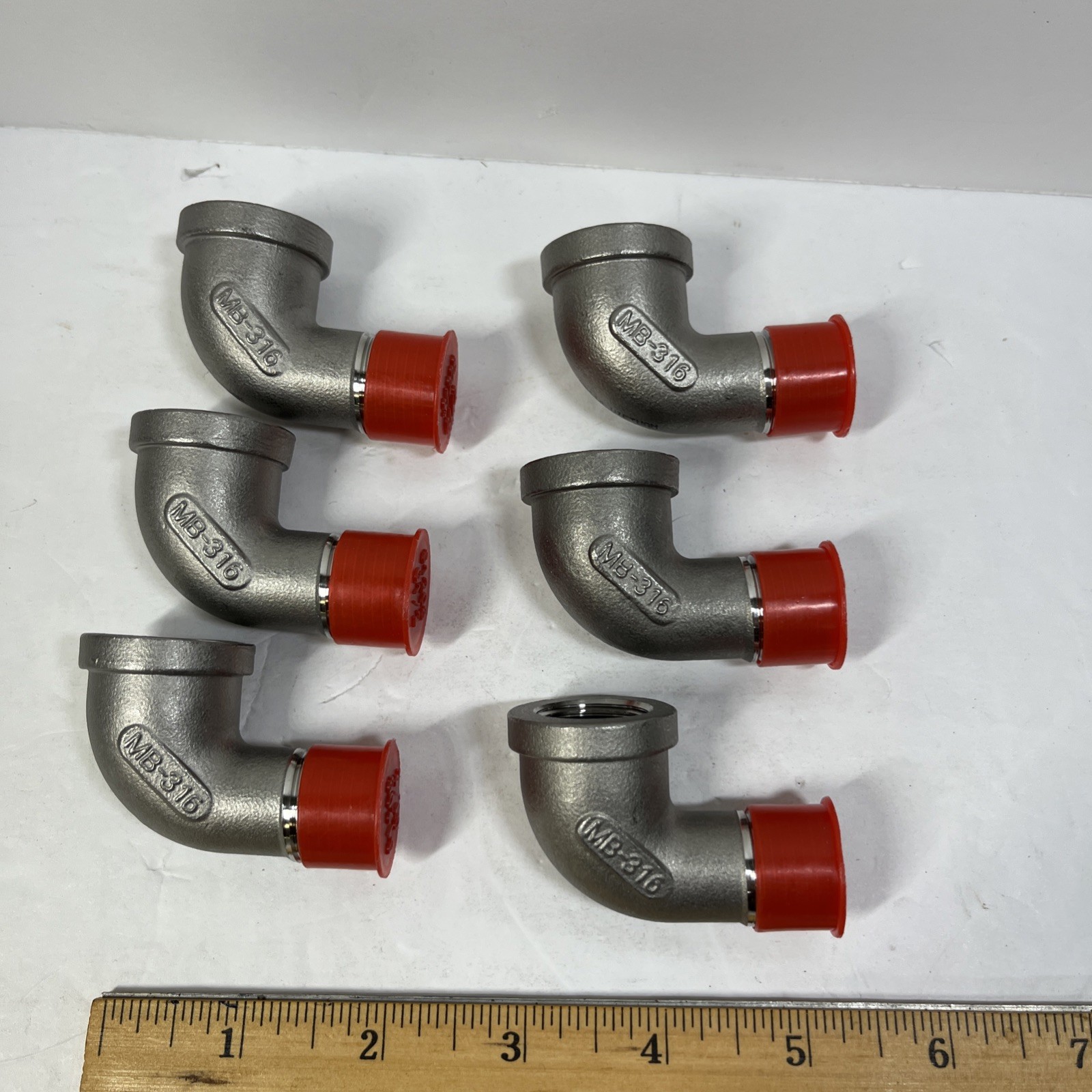 Pipe Fitting Elbow Connectors Stainless # 150-1/2 MB-316