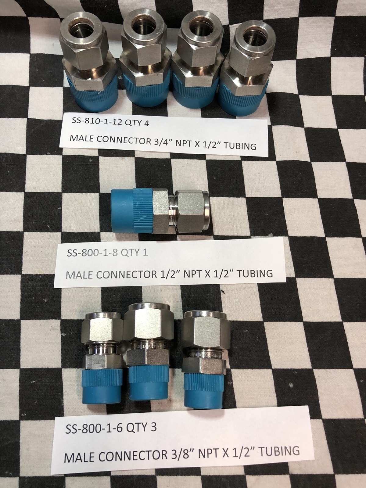 Swagelok SS-810-1-12, SS-810-2-6, SS-400-1-4, SS-600-1-2 SS-600-1-4, SS-800-1-6