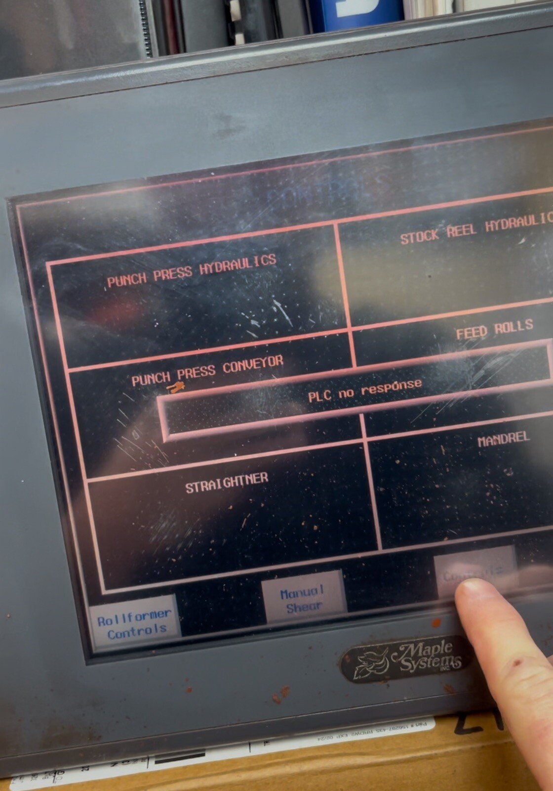 Maple Systems HMI550T Graphic Touchscreen Terminal 10.4″ 256 Color TFT LCD HMI