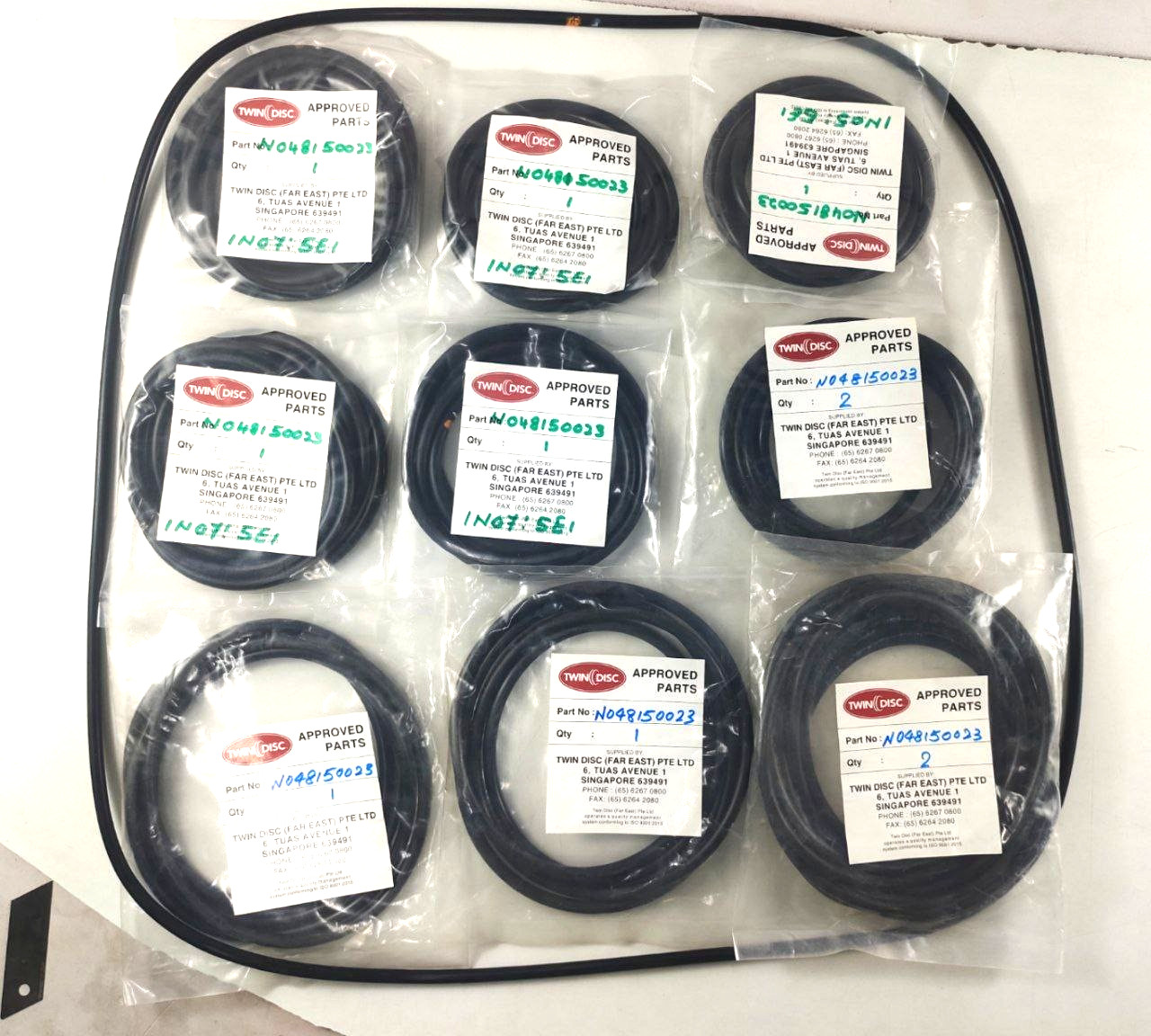 O-Ring P/N N048150023 For Twin Disc ( Pack of 10 )