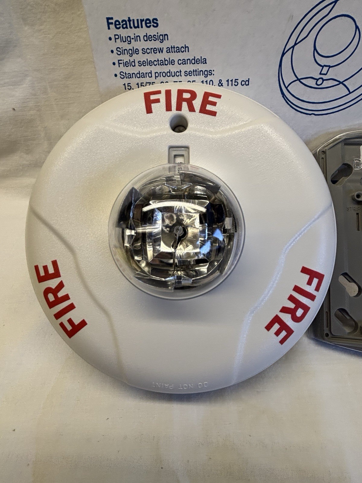Honeywell/System Sensor SCW-CLR-ALERT Spectra Alert Advance Strobe SCWCLRALERT