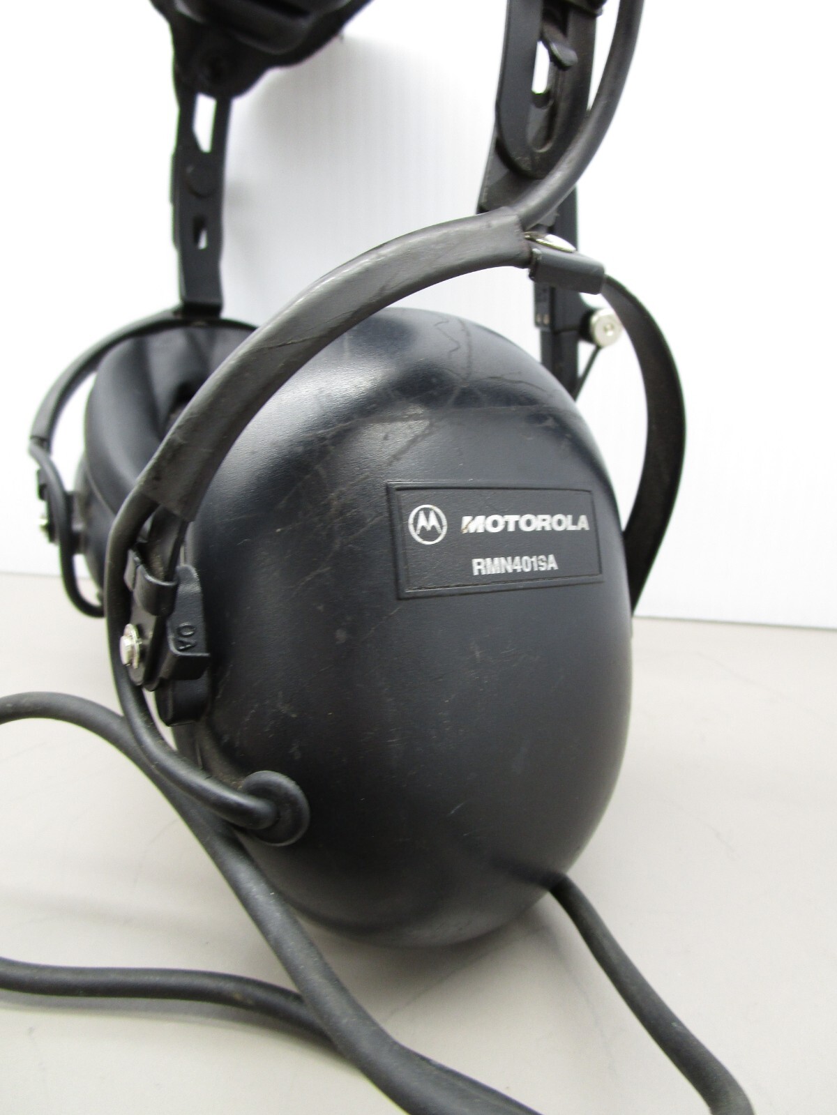 Motorola RMN4019A Medium Duty Radio Headset with PTT Over the Head