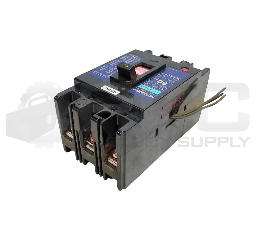 MITSUBISHI NF60-CS NO-FUSE CIRCUIT BREAKER 60AMP 3P 600V