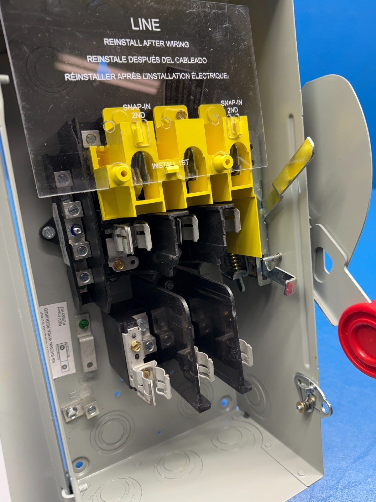 Eaton DH361NGK 30A 600V Series-A Heavy Duty Disconnect Safety Switch