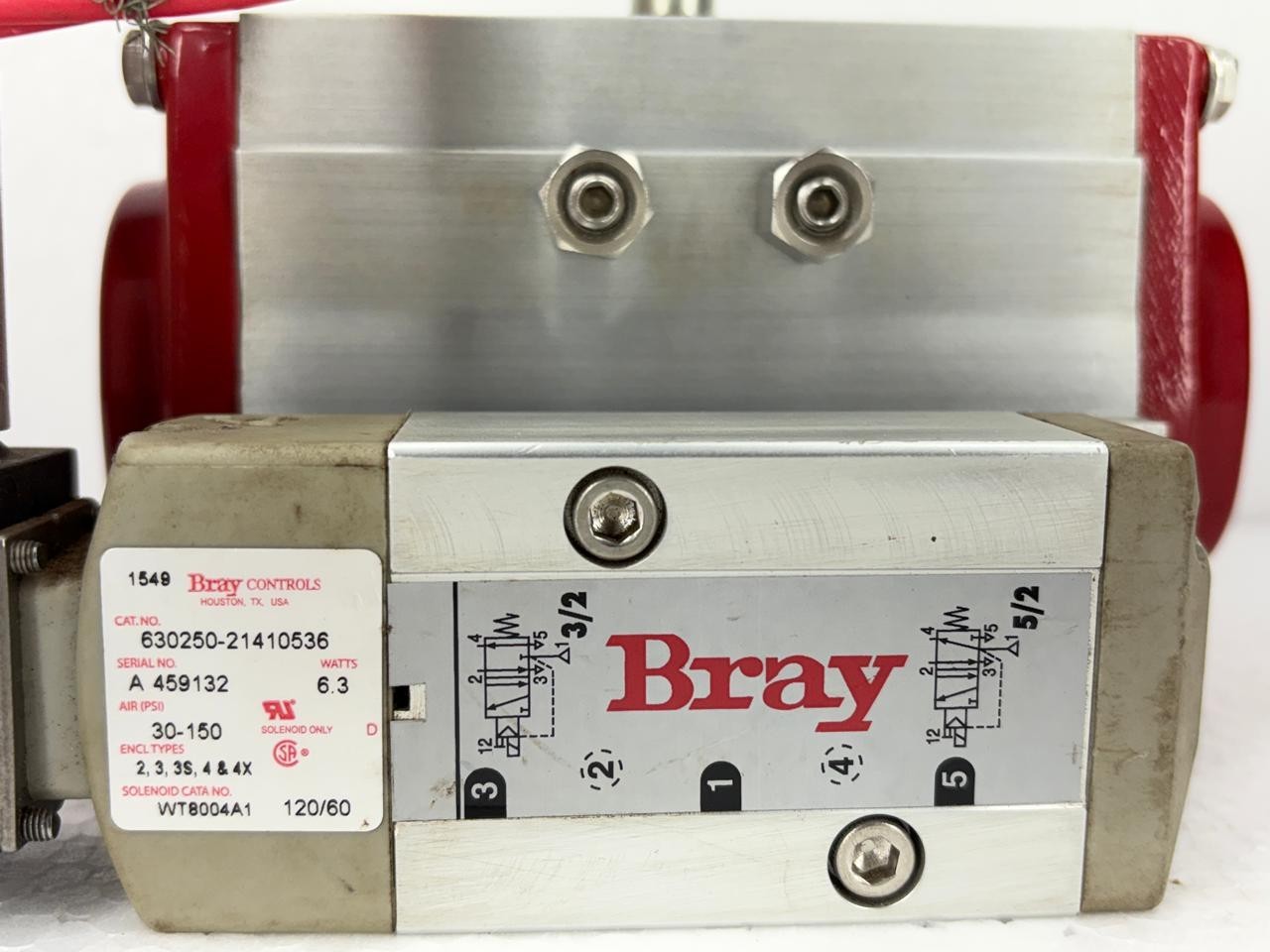 BRAY CONTROLS 92-0630-11300-532 PNEUMATIC ACTUATOR