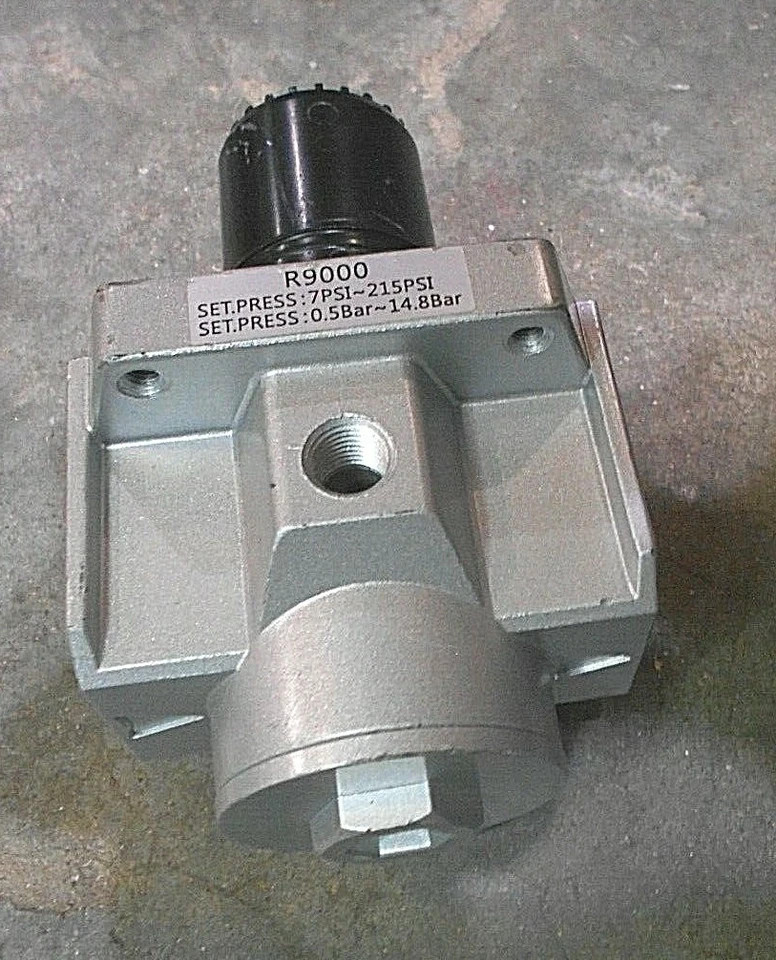 THB R9000 Heavy Duty In-Line Regulator 1/2″ NPT 170 CFM, 7-215PSI Set. Press