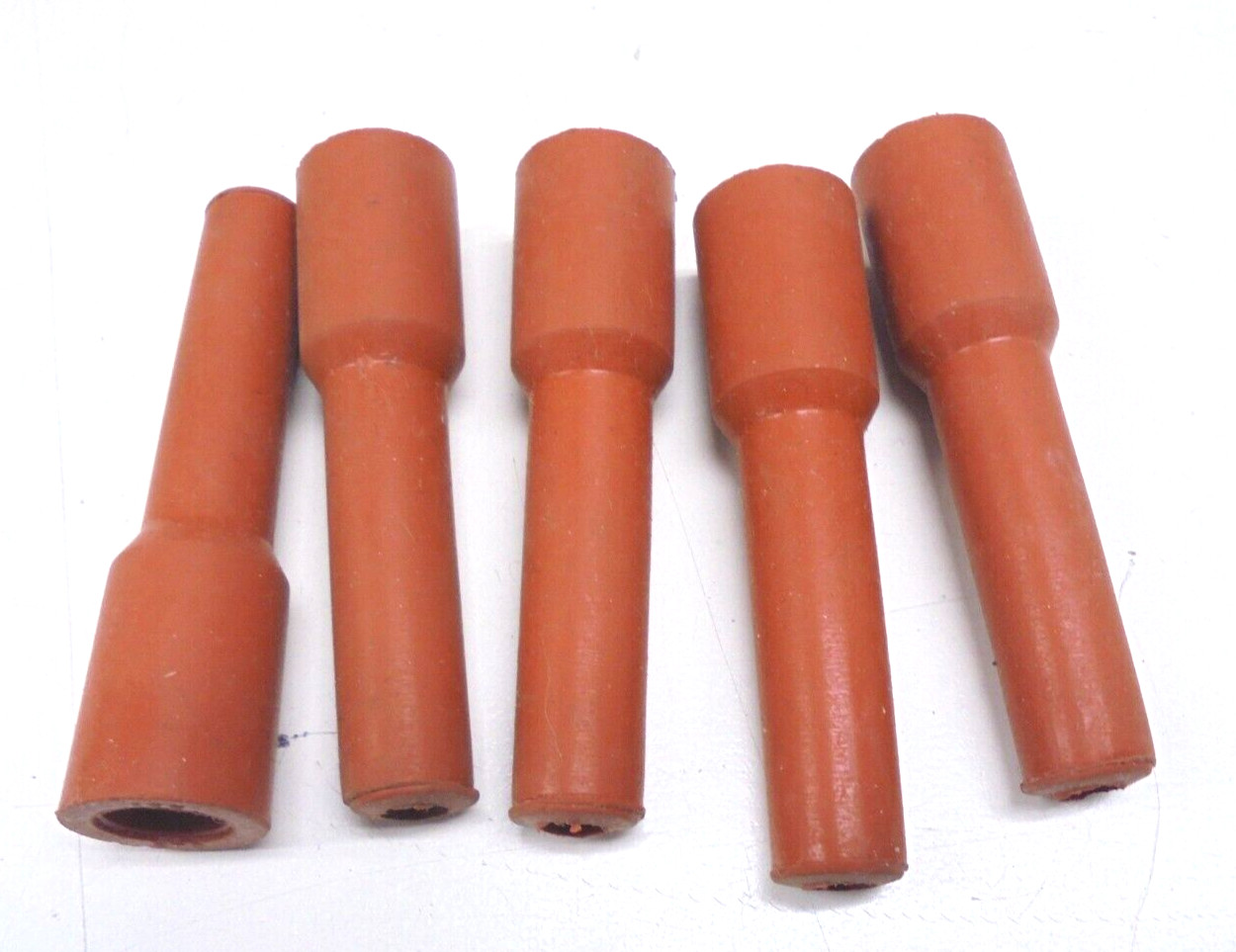 Lot of 5 NAPA Belden 7mm Silicone Spark Plug Boots Straight 727401