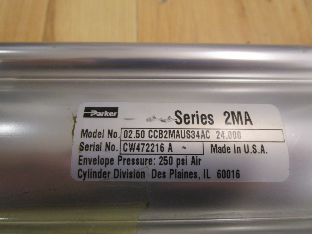 Parker 02.50 CCB2MAUS34AC 24.00 Cylinder CCB2MAUS34AC2400 2MA