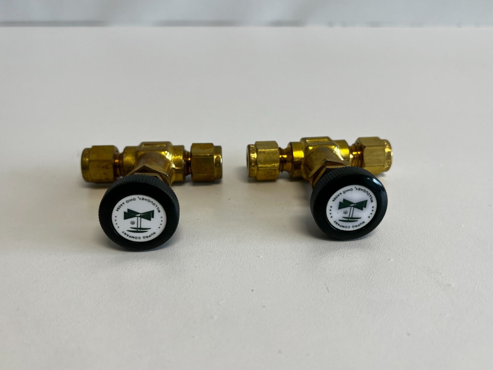AA4: Lot of 2 Nupro JN Flow Control Valve 1/8″