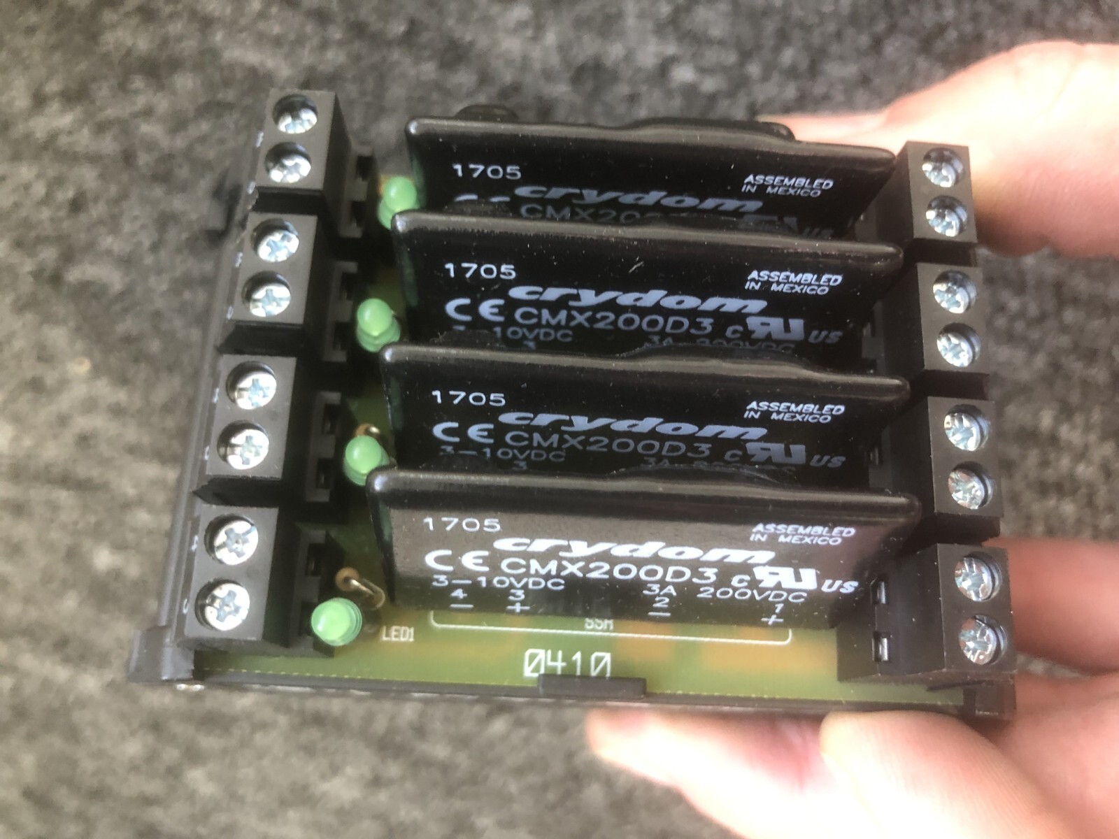 Crydom CMX200D3 Solid State Relays PCB Mount PCB SIP SSR 200VD c/3A 3-10VDC (4u)