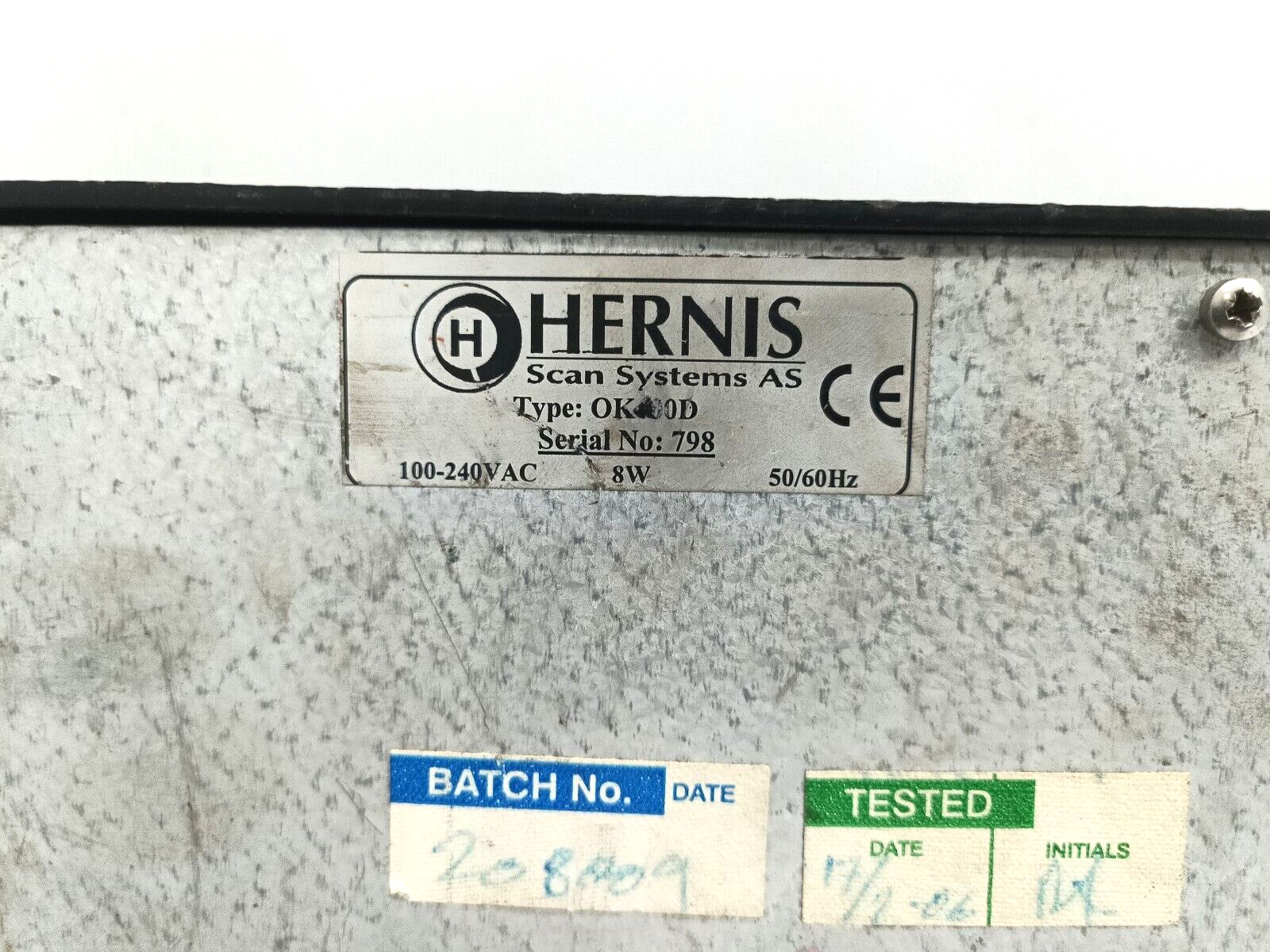 HERNIS OK400D SCAN SYSTEM 100-240VAC 8W 50/60HZ CCTV CONTROLLER