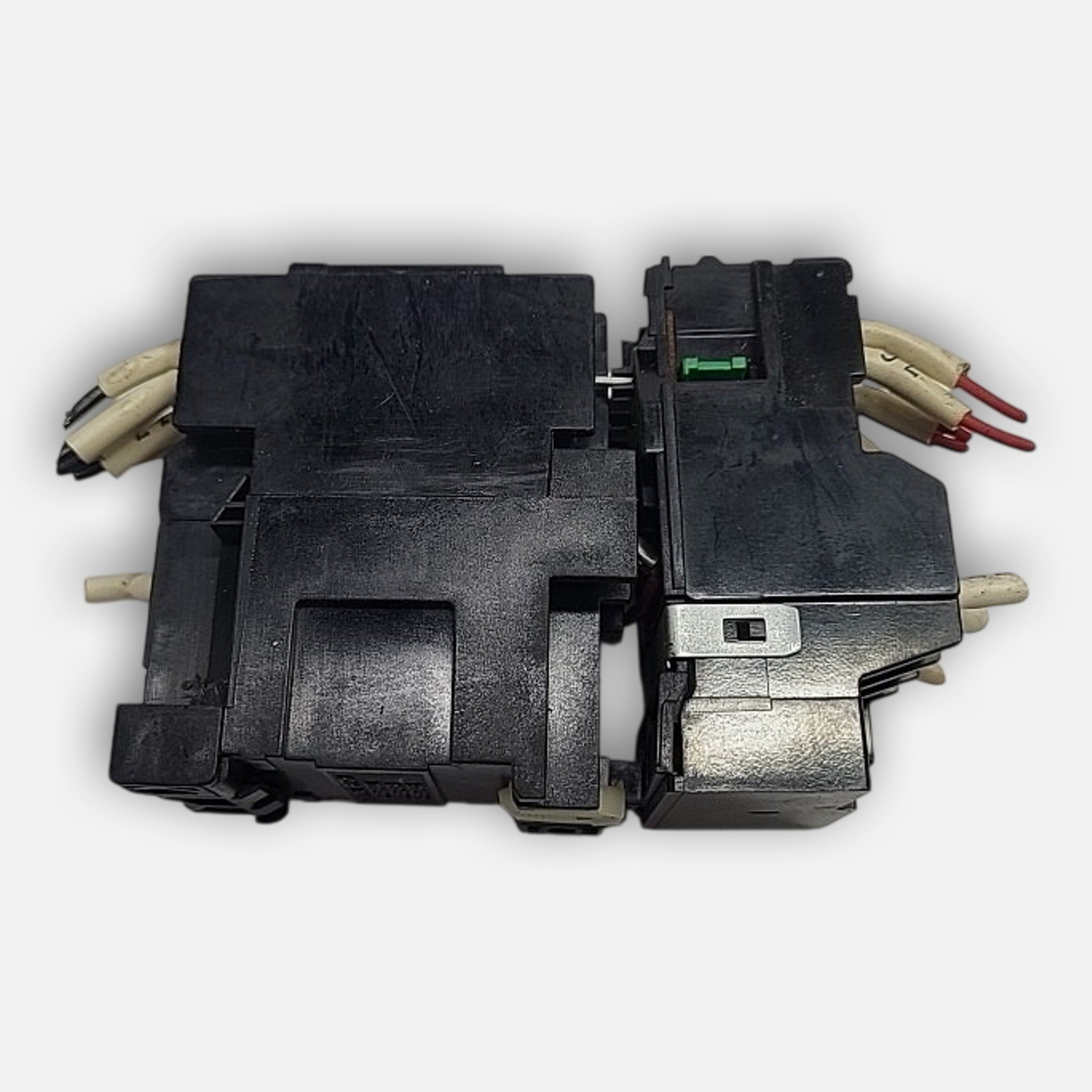 LOT OF 2 MITSUBISHI S-K11 CONTACTOR 20AMP 100V w/ TH-K12KPUL OVERLOAD 1-1.6A