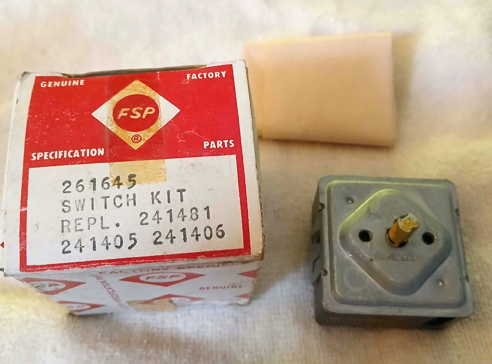 NEW OEM NOS FSP Whirlpool Range Burner/Surface Element Switch 261645