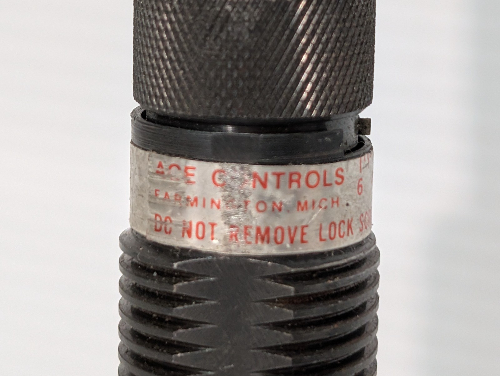 Lot of 2: ACE Controls AS-3/8×1 Miniature High-Energy Industrial Shock Absorbers