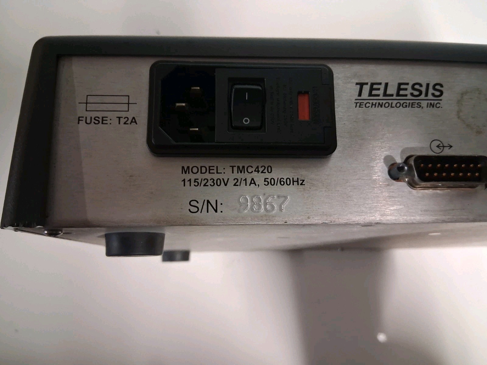 Telesis TMC420 Pinstamp Dot Peen Marking System Controller 115/230v