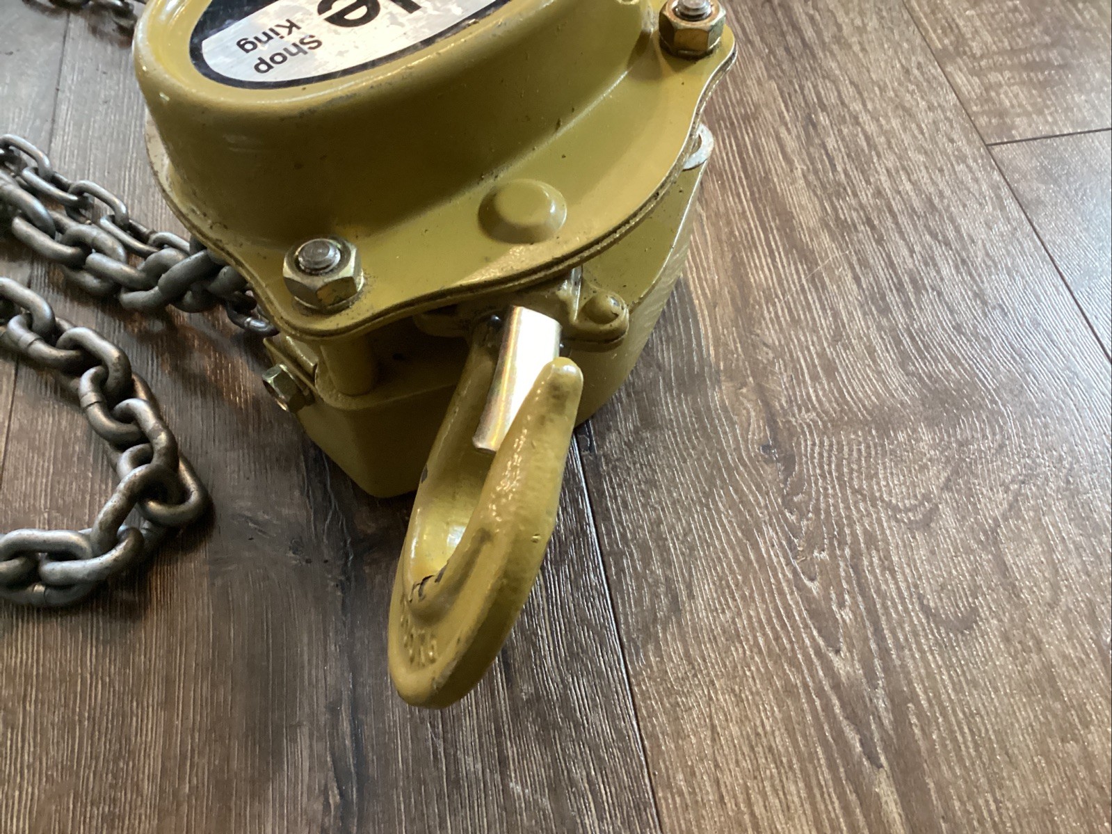 YALE SH-1 CHAIN HOIST 1 TON 10 Foot Drop Nice Shape Free Ship