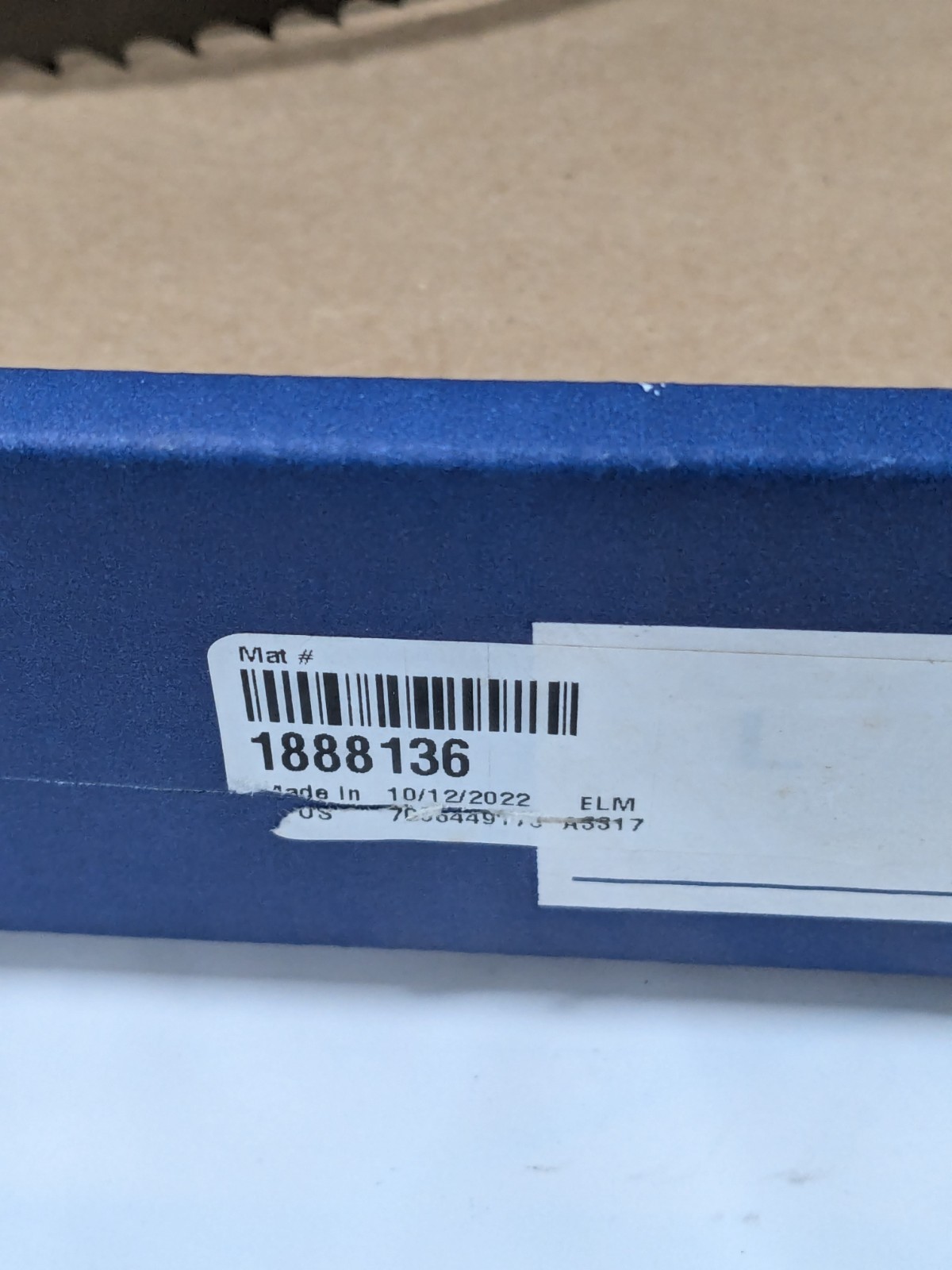 Irwin Welded Bandsaw Blade: 11′ 6 Long x 1-1/4″ Wide x 3 to 4 TPI 1888136