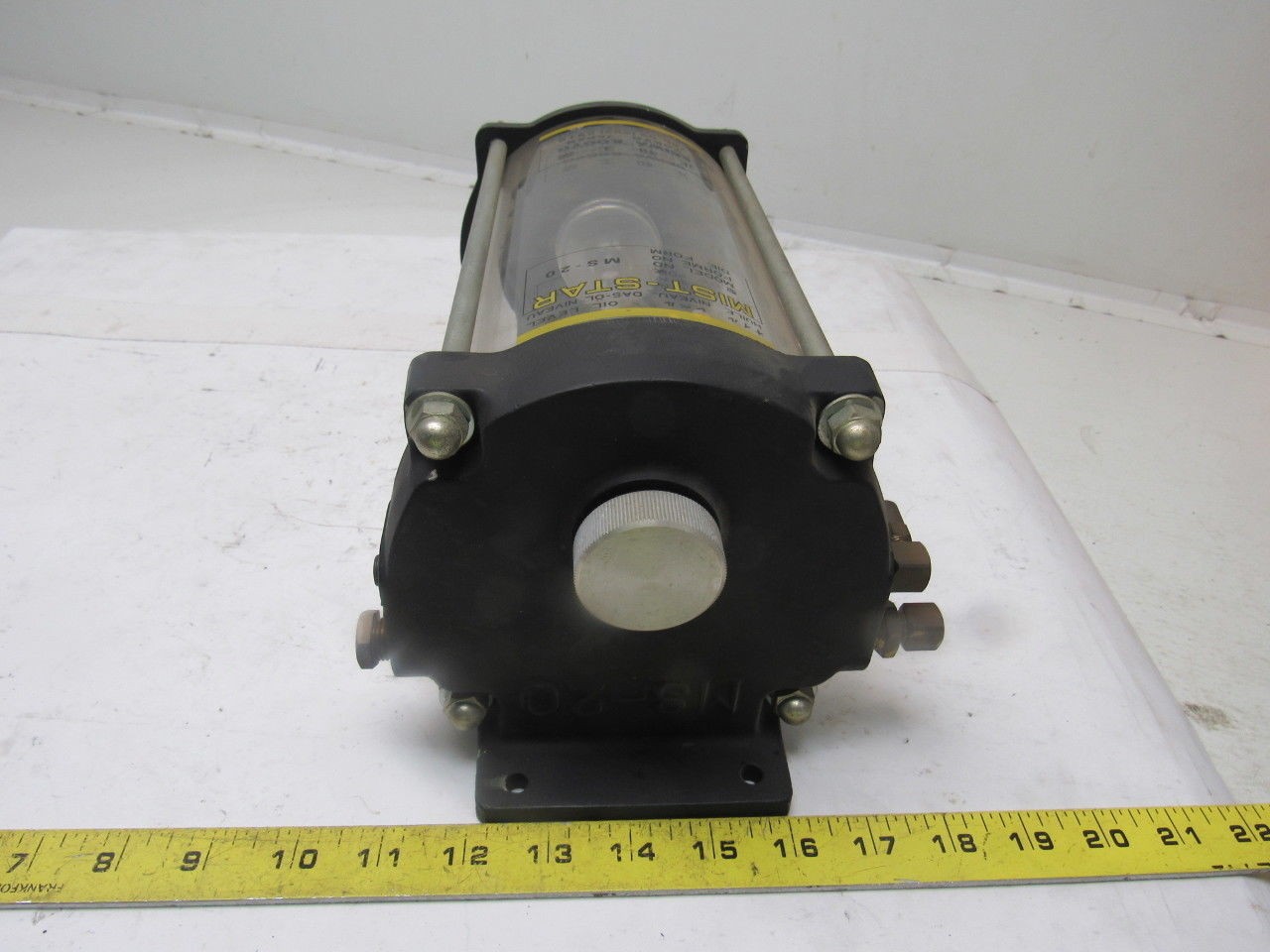 Seiwa Kogyo MS-20 Mist Star Oil Mister Tank Reservoir Lubricator 1/4″ NPT Ports