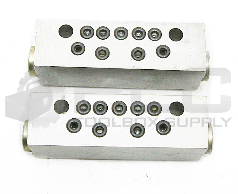 LOT OF 2 LUBRIQUIP TRABON MANZEL MSP-5S DIVIDER VALVE