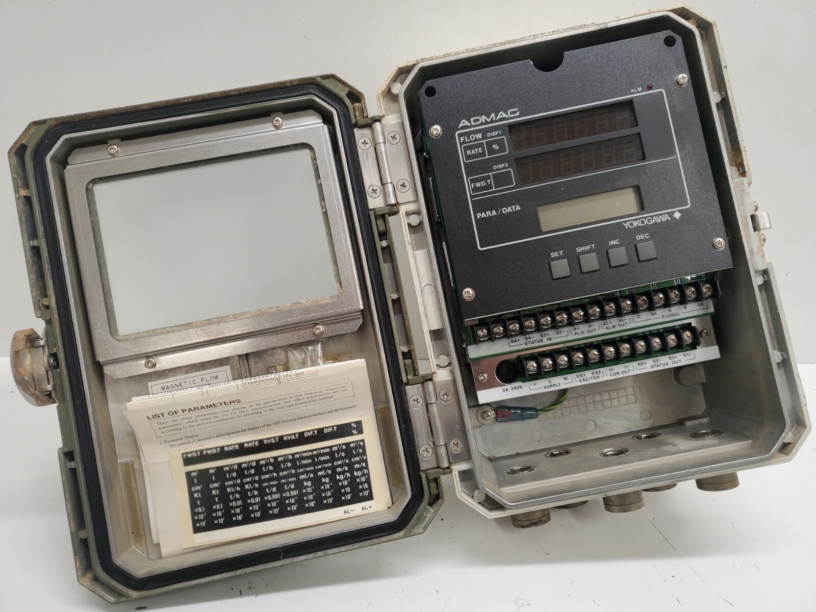 GUARANTEED! YOKOGAWA 100/130VDC MAGNETIC FLOW CONVERTER AM11-DEA1A-000*