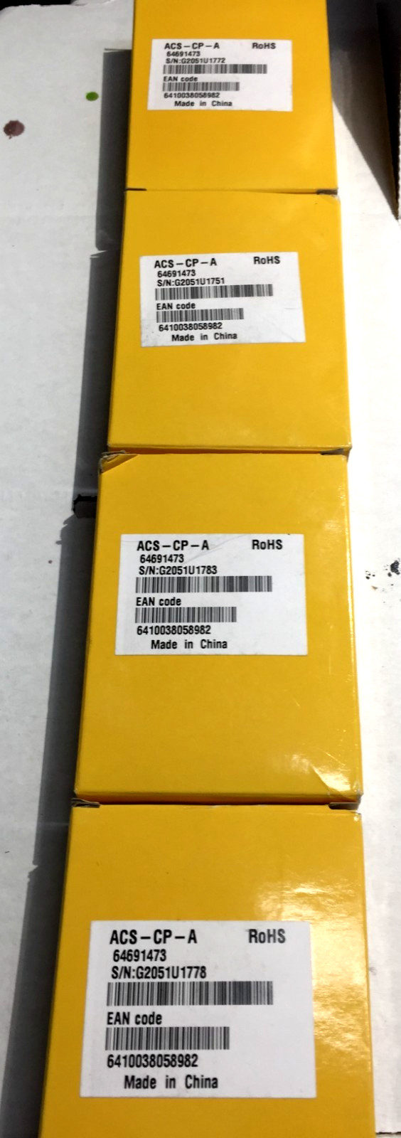 ACS-CP-A RoHS MODEL 64691473 EAN CODE 6410038058982 (M-T)