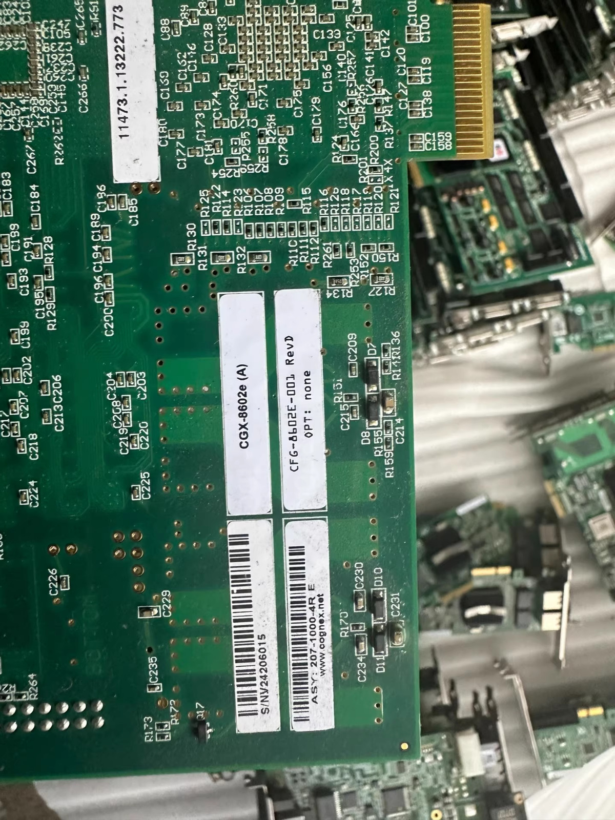 used tested in good Cognex CGX-8602e (A) CFG-8602E-001 Card DHL/FEDEX Expedited