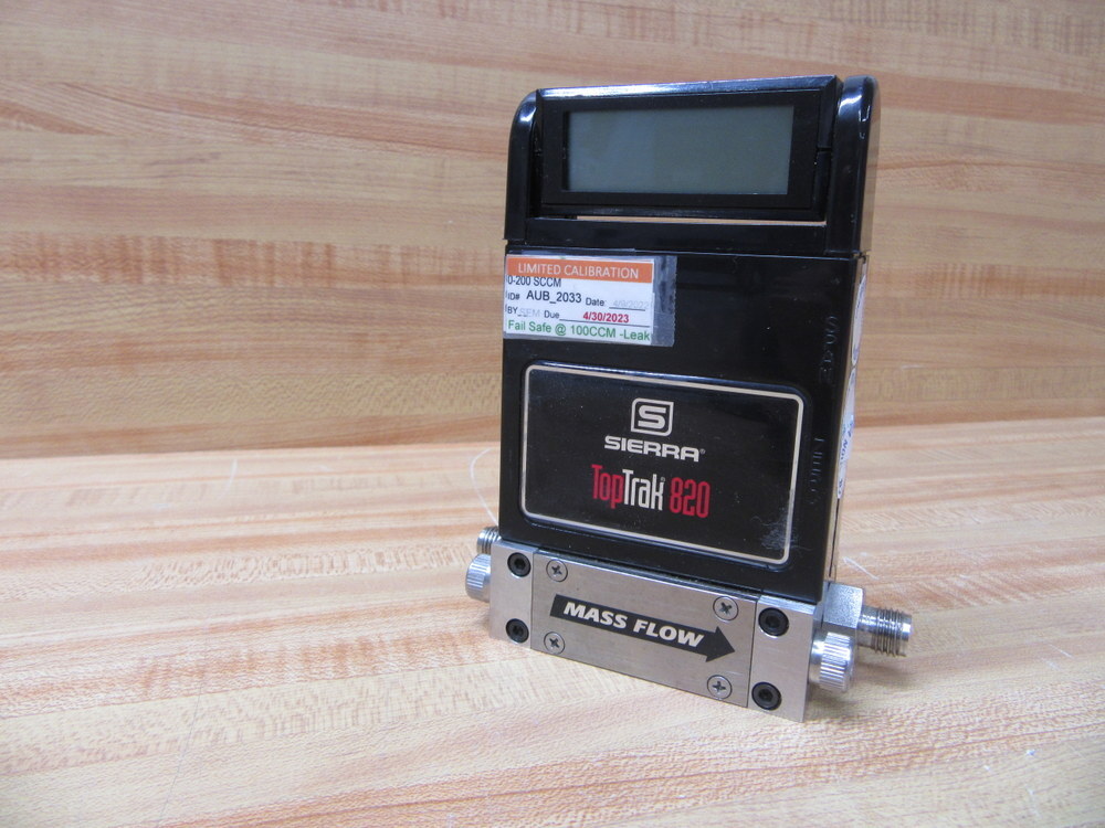 Sierra 822S-L-2-OV1-PV1-V1-HP/SCR #2700 Mass Flow Meter 0-200 SCCM 120PSI