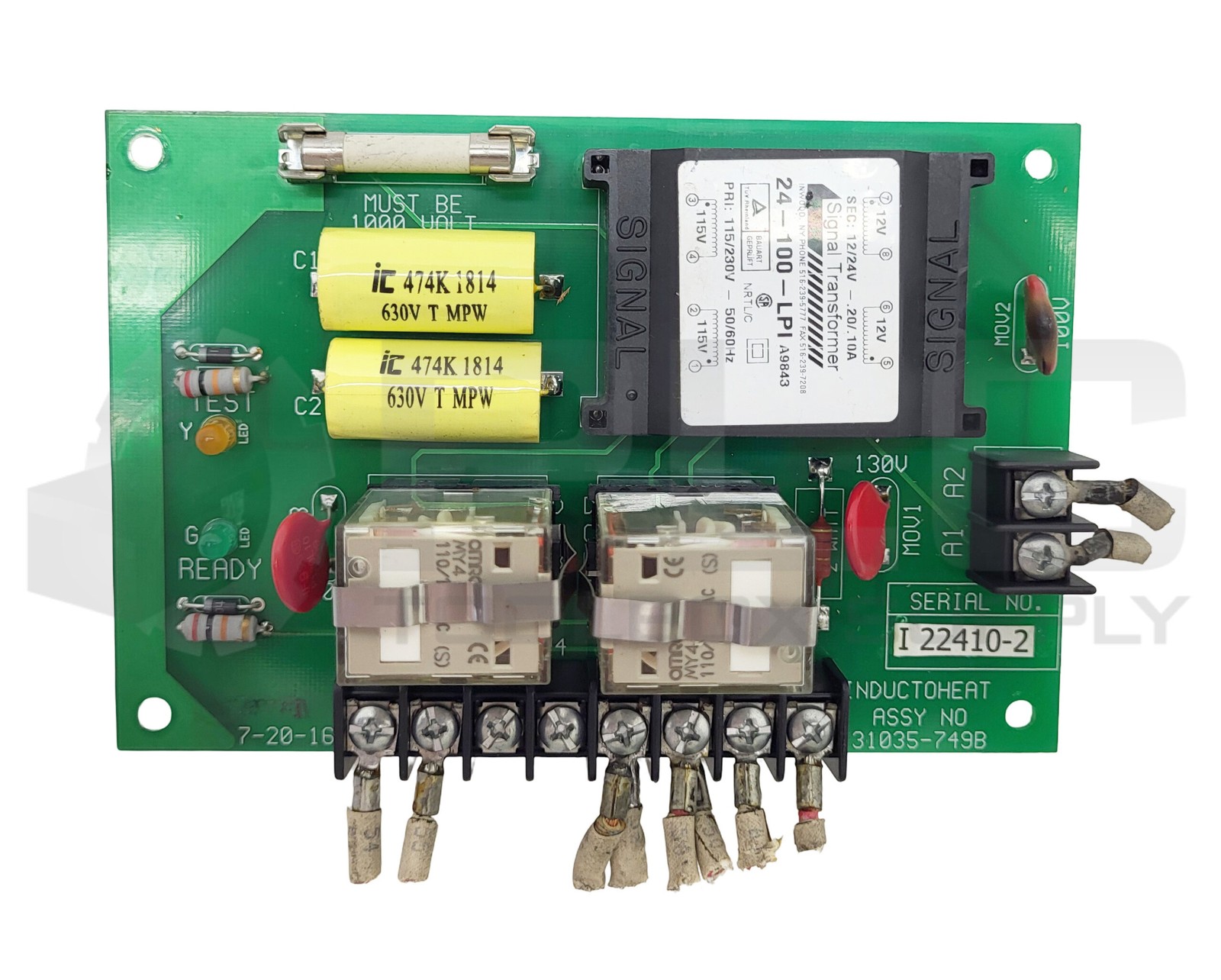 INDUCTOHEAT 31035-749B CIRCUIT BOARD