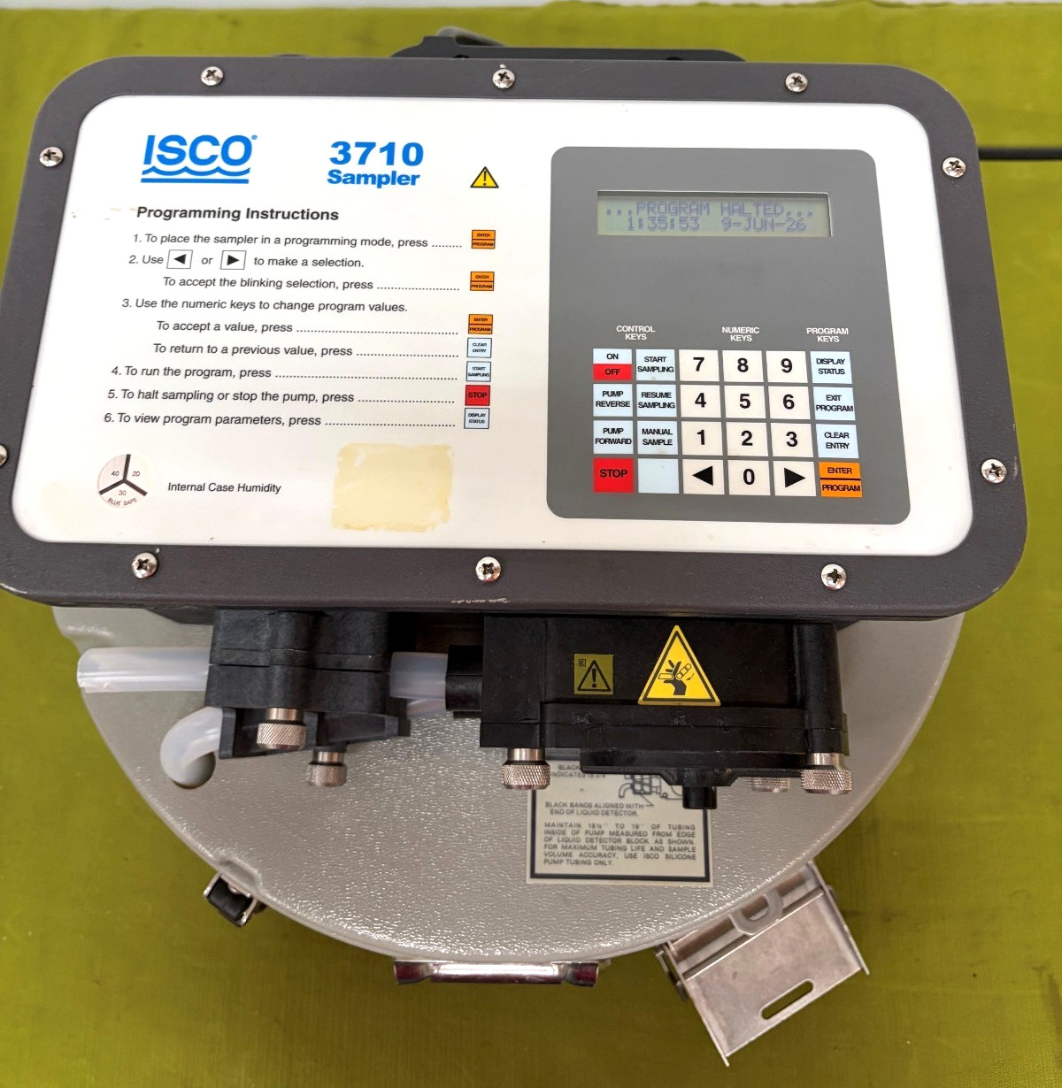 ISCO Water Sampler 3710 with Power Pack 120V – Model 913