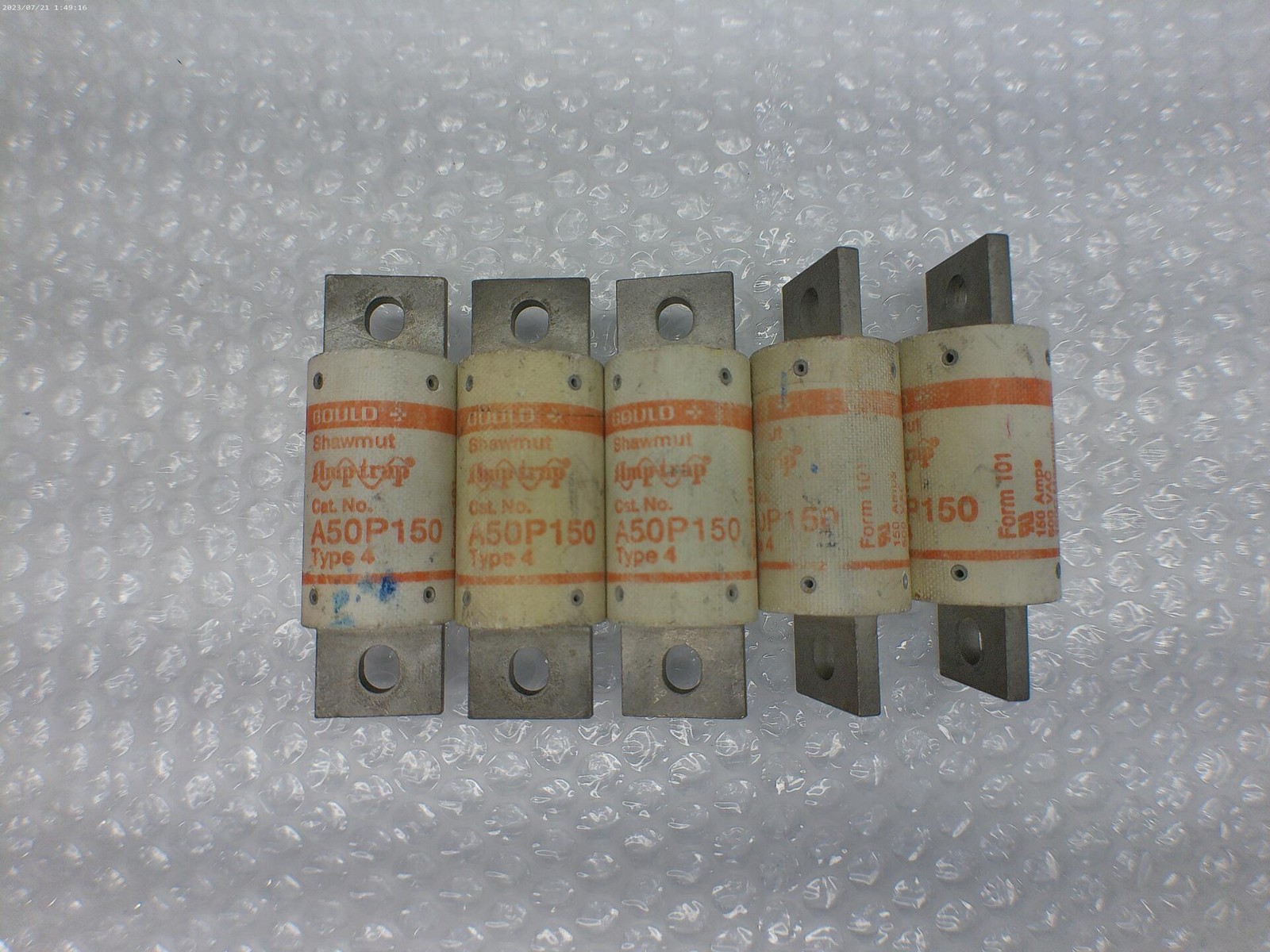 GOULD A50P150 FUSE LOT OF 5 NSNP