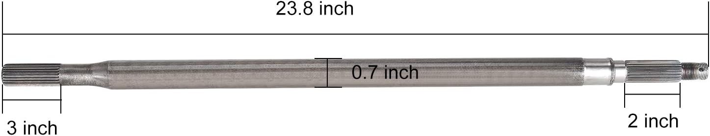 10L0L Driver Side Rear Splined Axle Shaft for EZGO TXT 1994-2013 Electric Golf C