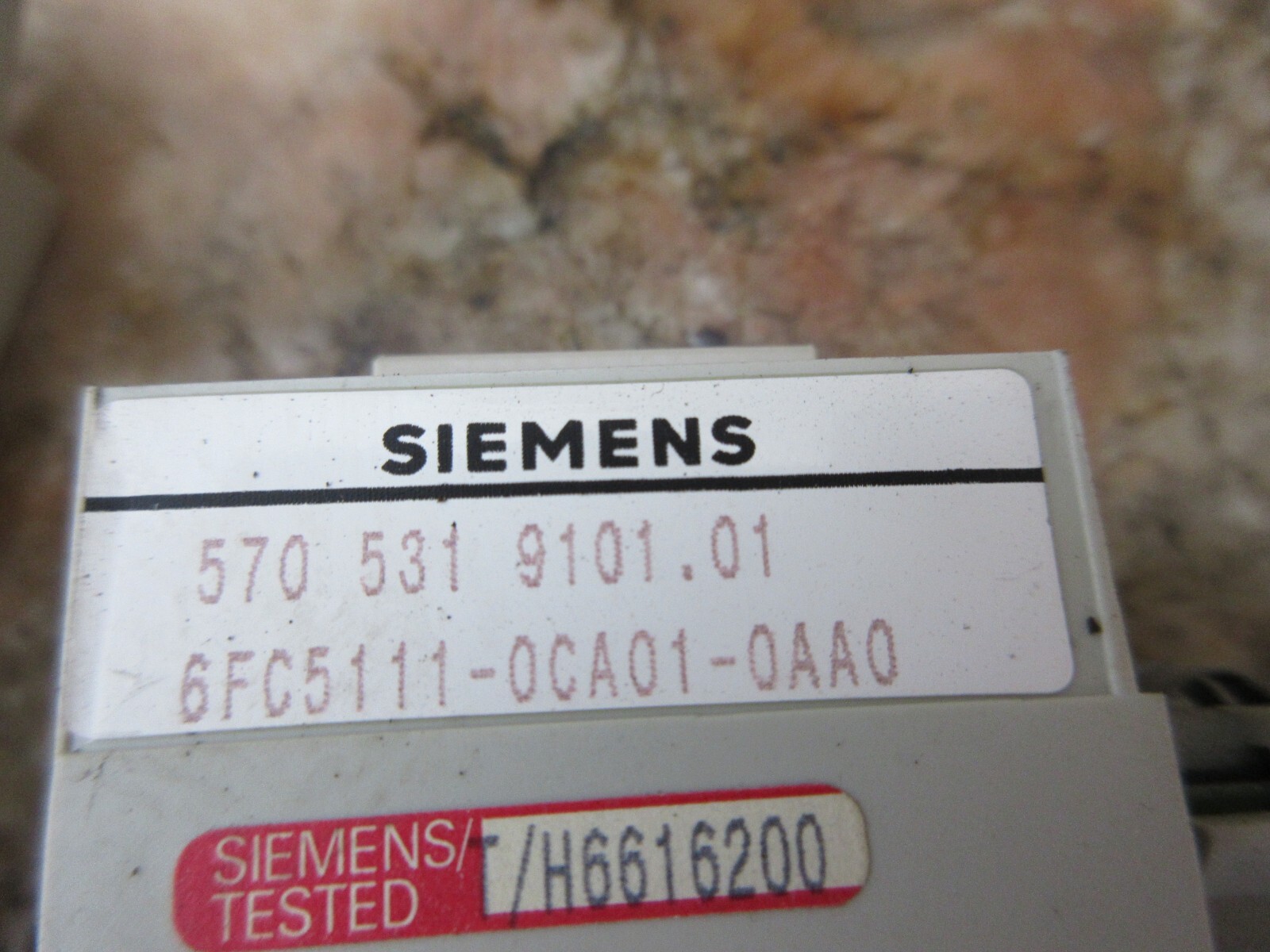 SIEMENS SINUMERIK 6FC5111-0CA01-0AA0 VERSION B DMP 16 E-MODUL LOT OF 3 PIECES