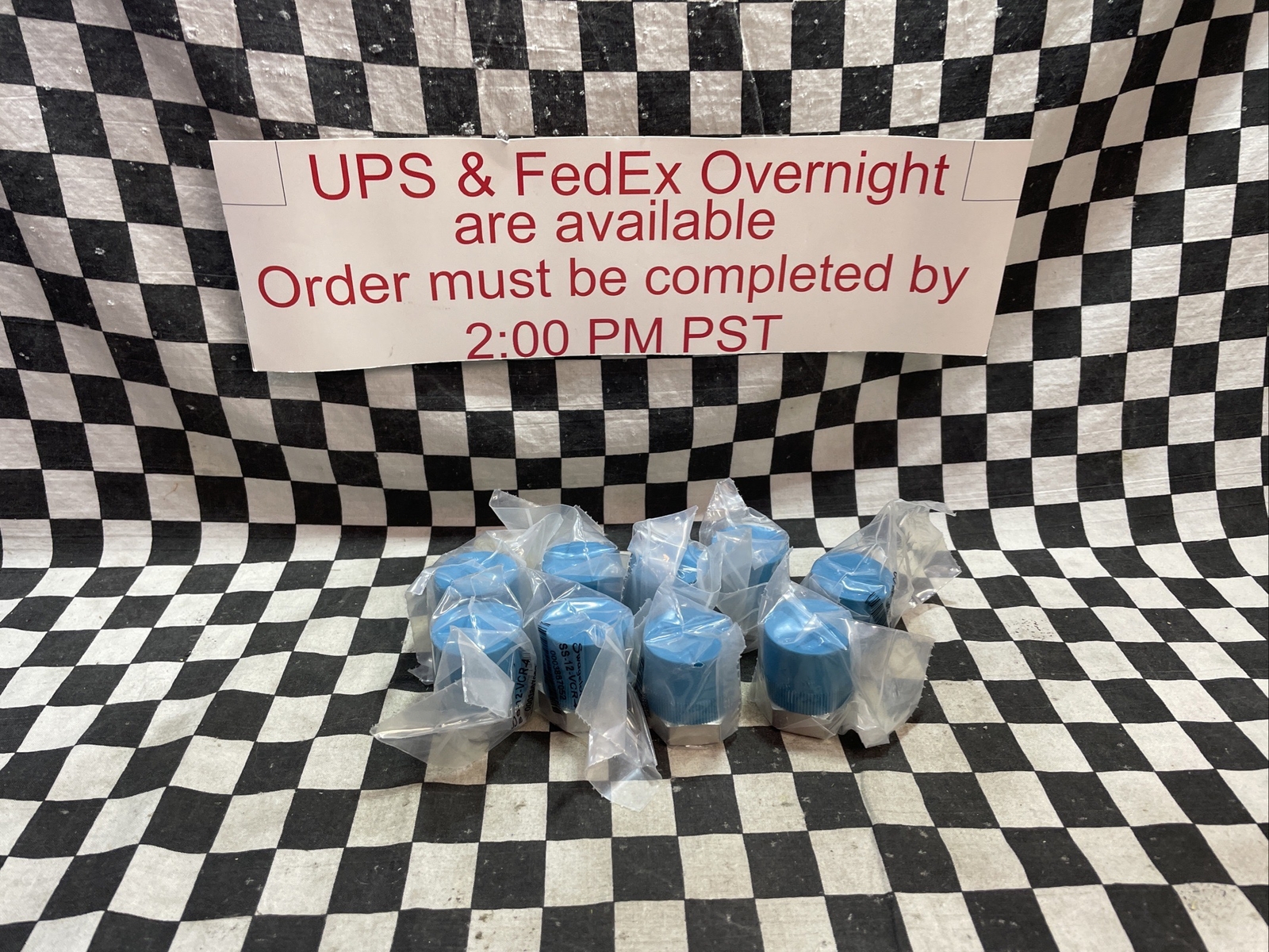 Swagelok SS-12-VCR-4, SS12VCR4, Male Nut Face Seal Fitting LOT OF 9 #1620F11