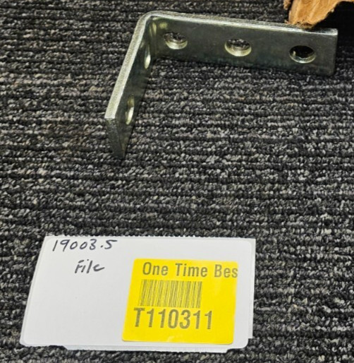 (QTY 10) Thomas & Betts B-917: Connector 5-Hole Angle Length 4-1/2 Inches Length