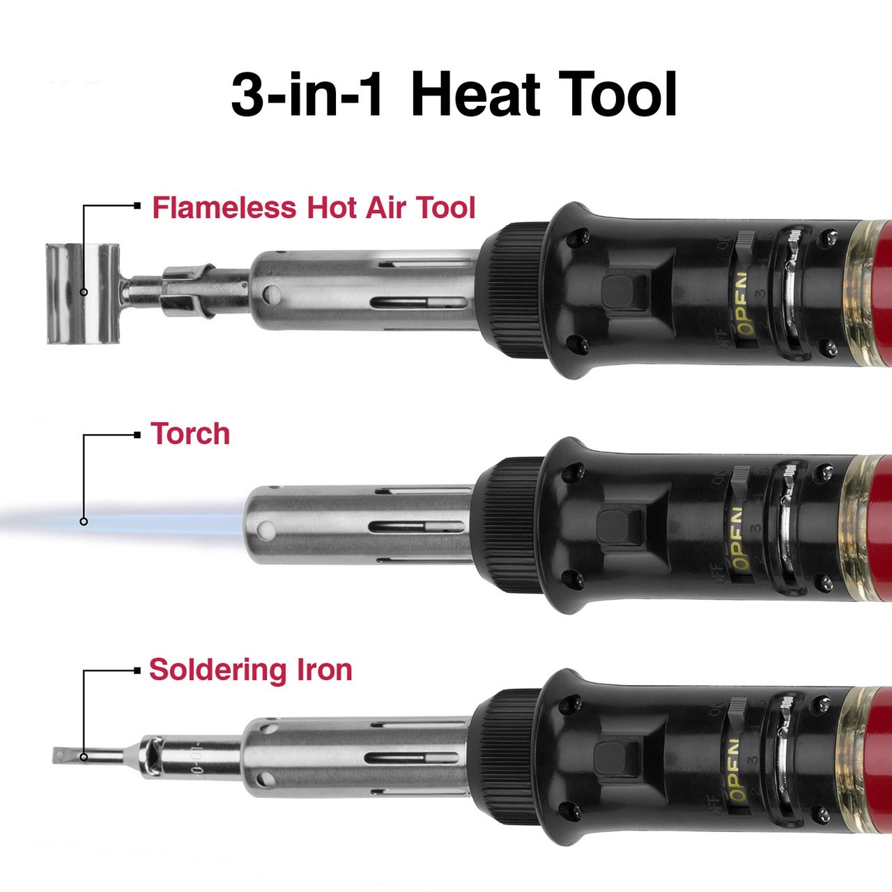 New Master Appliance Butane Soldering Torch w/ Metal Storage Box – P/N UT100SiK