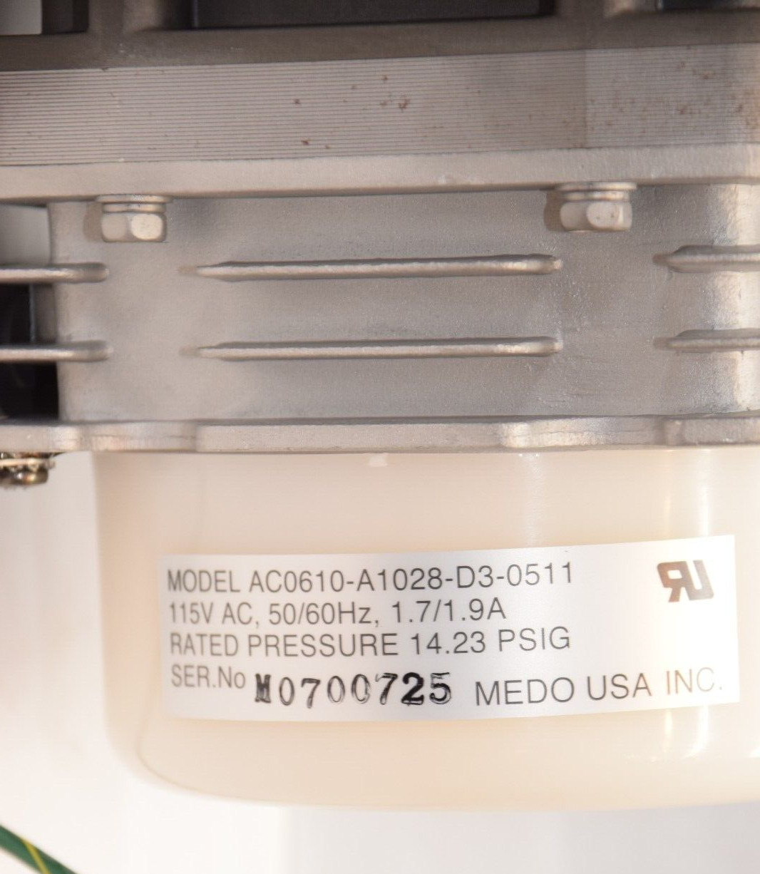 MEDO AC0610-A1028-D3-0511 AC0610A1028D30511 Vacuum Pump Pond Aerator
