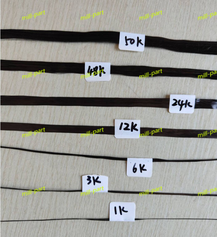 5000m/2Kg Carbon Fiber 6K Fiber Tow Thornel Filament Yarn Thread Tape 3530MPa