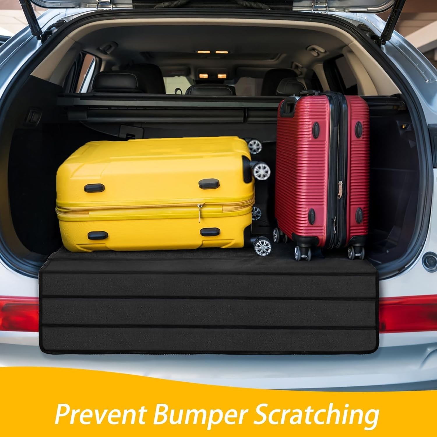 Large Bumper Guard for Cars, 37 x 25 in Car Rear Bumper Protector, Foldable U…