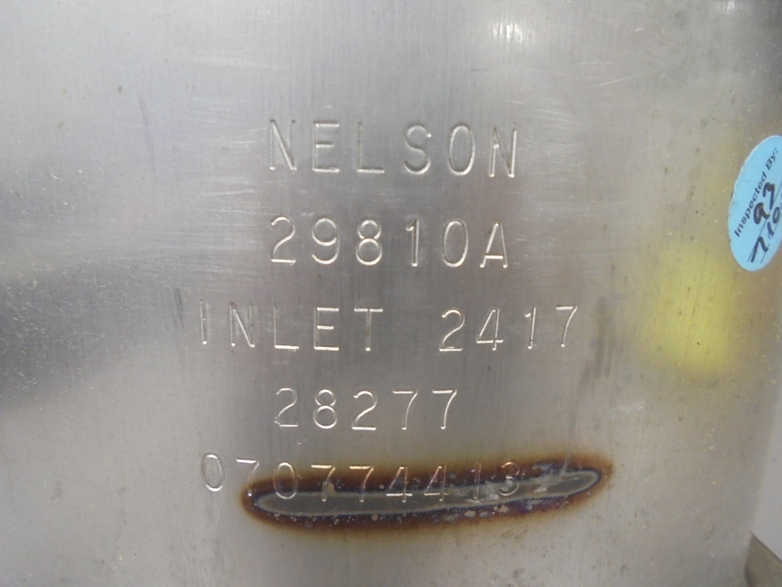 5-Inch Diesel Exhaust Muffler For Cummins 8.3 G Nelson P/N 28910A / 28277