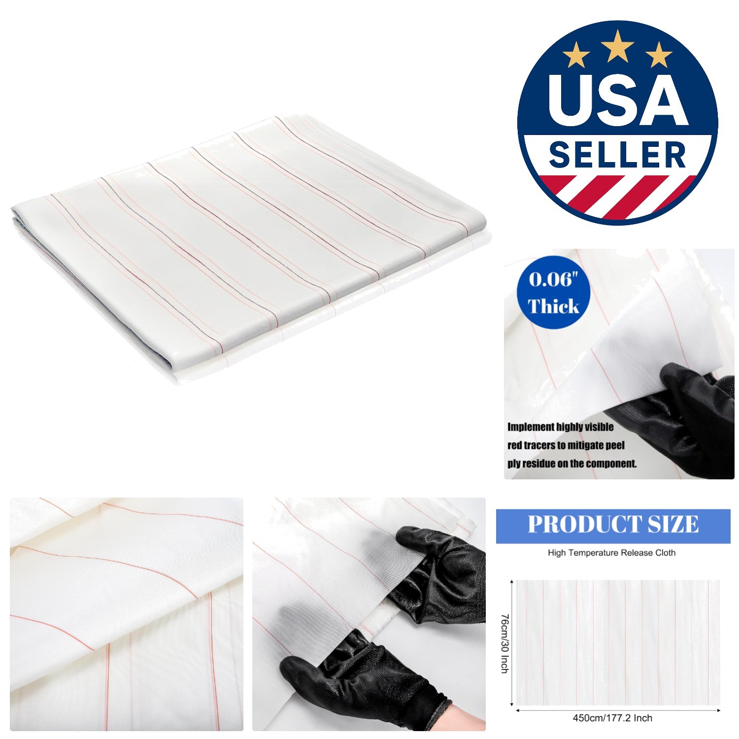 Effortless Surface Finishing with 5 Yard 30 Inch Peel Ply Carbon Fiber Fabric