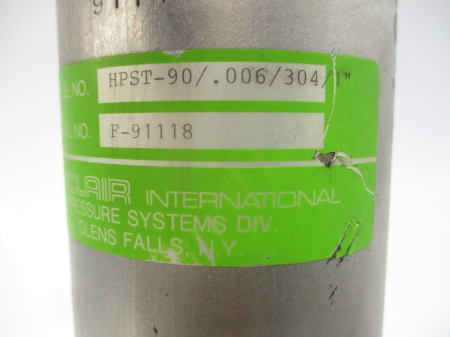 SINCLAIR INTERNATIONAL HPST-90/.006/304/1″ NSNP