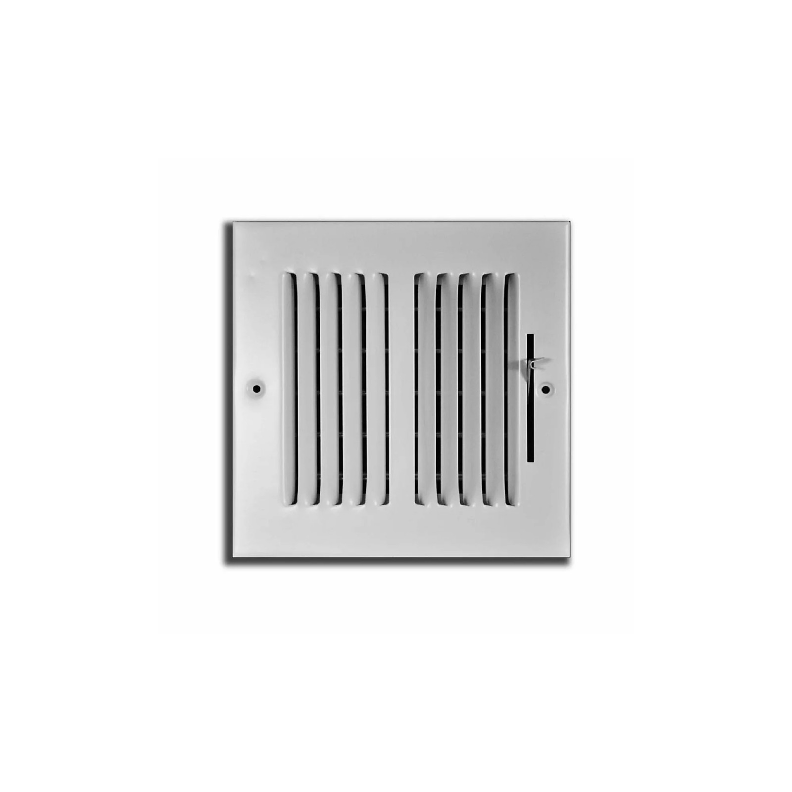 TRUaire 102M12X08 Register 12″ x 8″ Steel White Smooth Glide Adjustable Damper