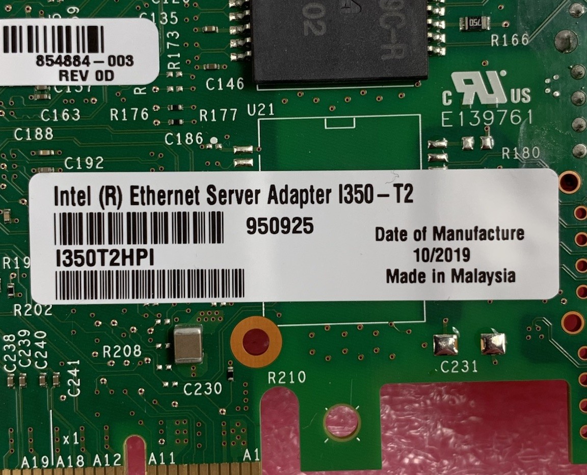 Intel (R) I350-T2 Ethernet Server Adapter
