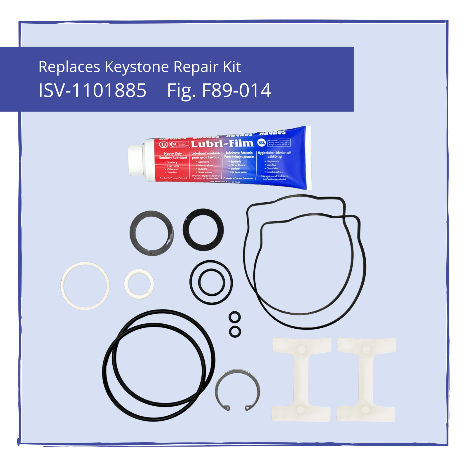 Actuator Repair Kit for Keystone Fig. F89-014, Replaces ISV-1101885