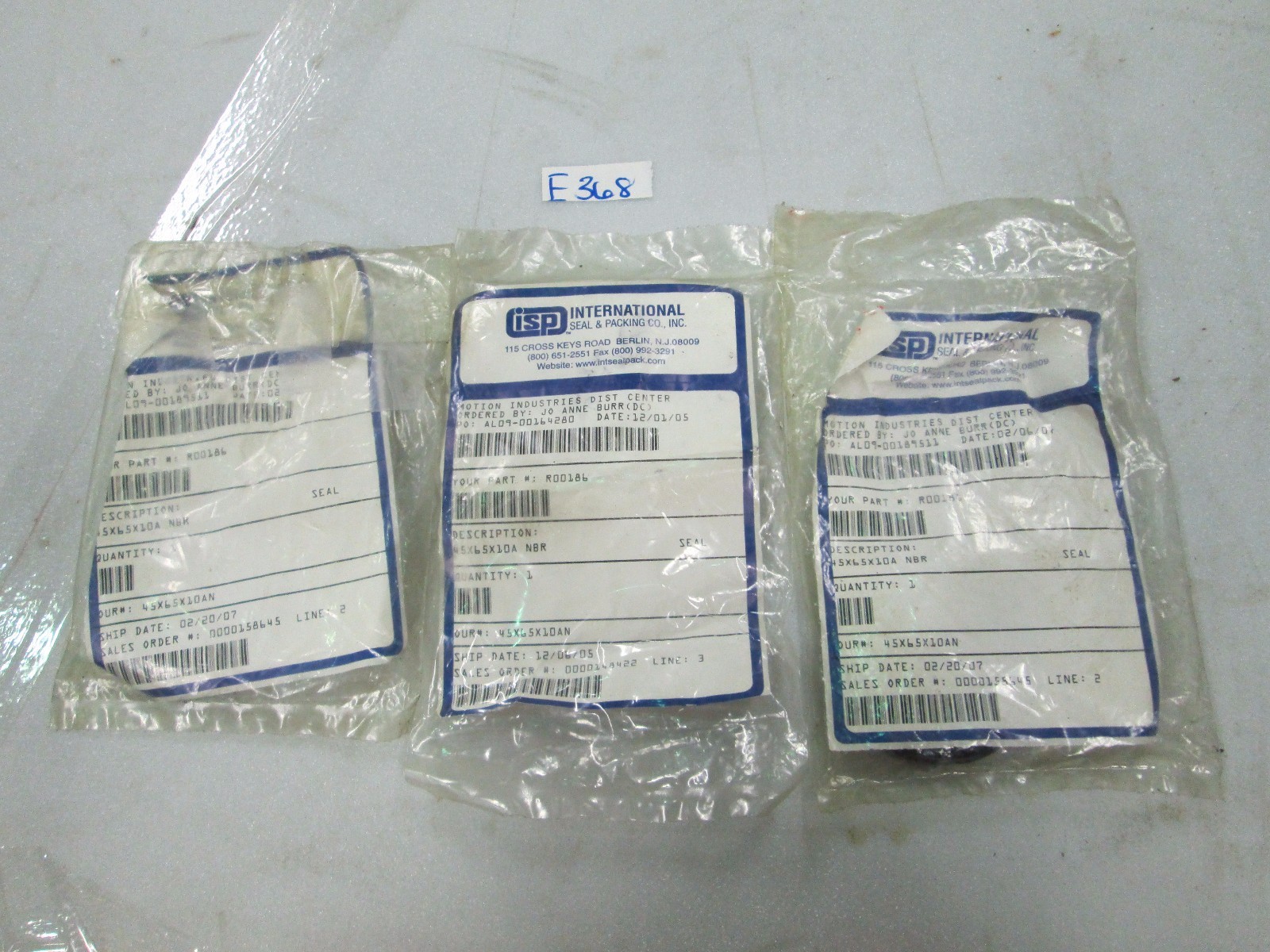 Motion Industries Oil Seal 45X65X10A NBR Nitrite Oil Seal-HMS5 Lot of 3 (NIB)