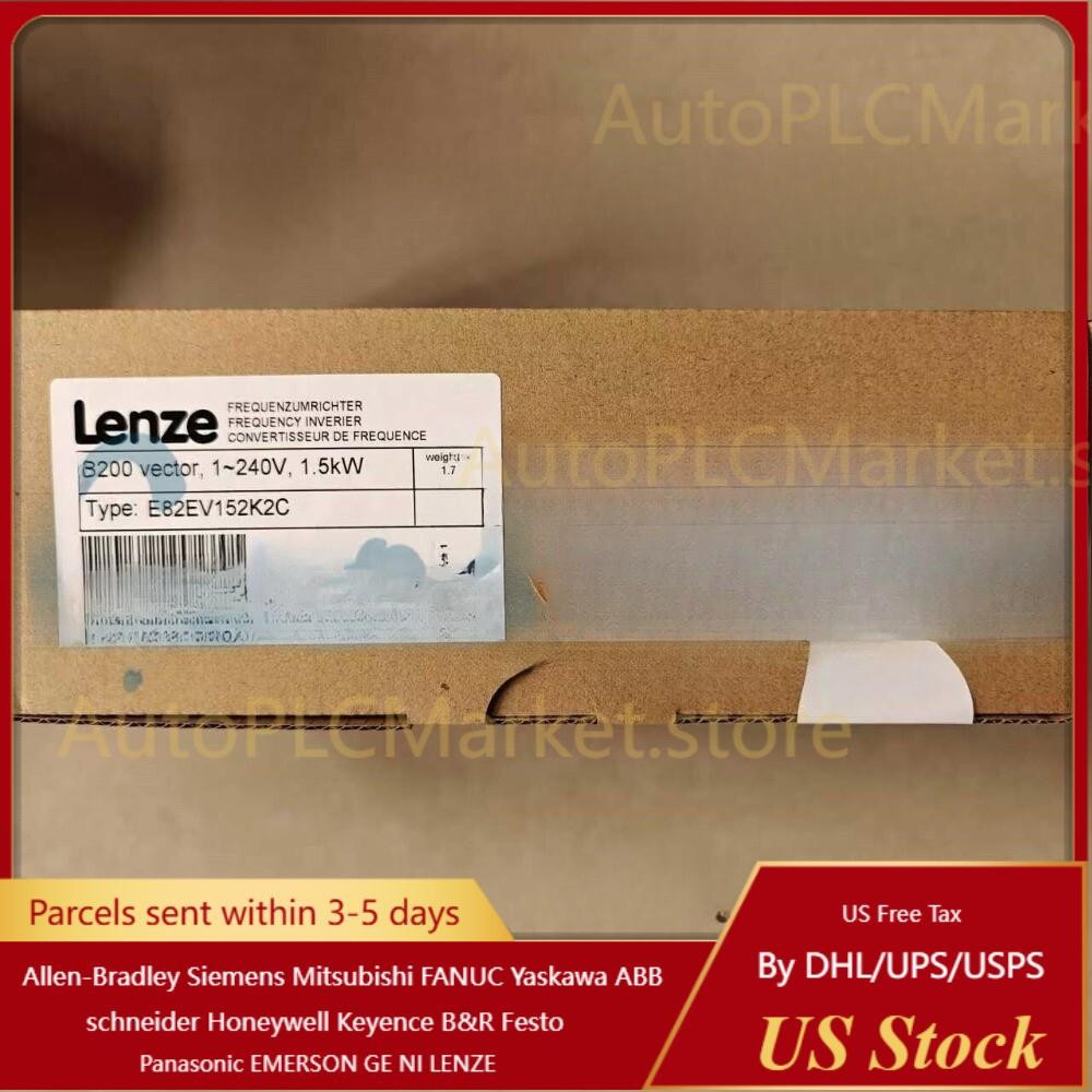 US Free TAX 1PC NEW LENZE E82EV152K2C E82EV152K-2C LENZE FREQUENCY INVERTER