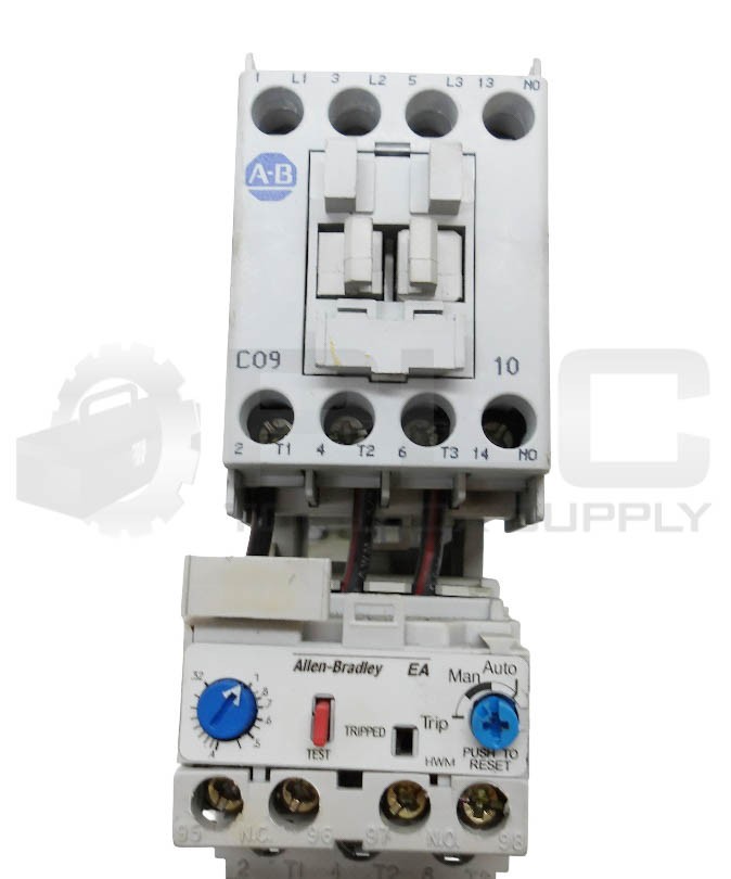 ALLEN BRADLEY 100-C09D*10 /A CONTACTOR W/ 193-EA4CB /B OVERLOAD RELAY